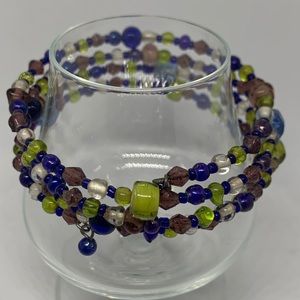 Colourful Vintage Beaded Bracelet